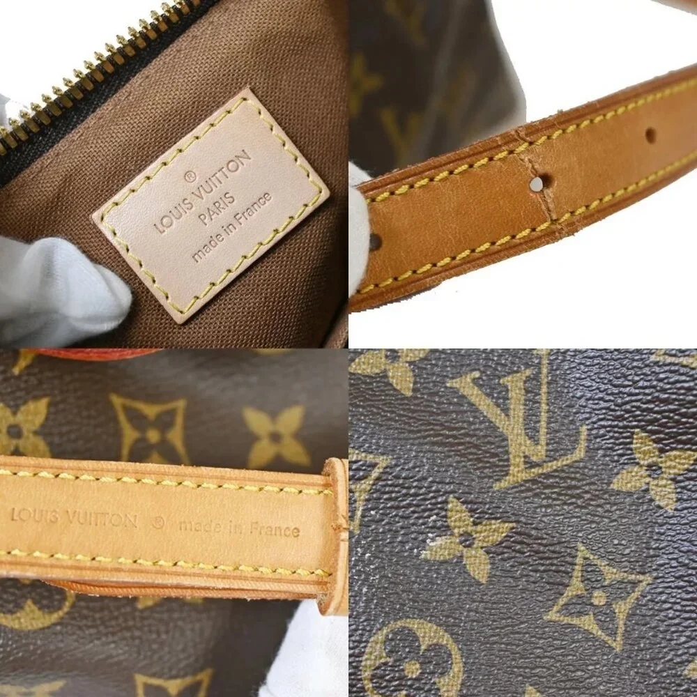 LOUIS VUITTON Palermo PM 2Way Shoulder Hand Bag Monogram Brown